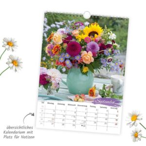 Trötsch Classickalender Blumenkalender 2027: Wandkalender – Bild 3