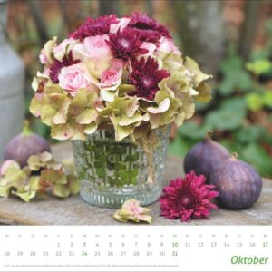 times&more Blumen Bildkalender 2027: Posterkalender mit 12 Fotos wunderschöner Blumensträuße. Dekorativer Wand-Kalender mit Blumenfotos. 30 x 27 cm. – Bild 11