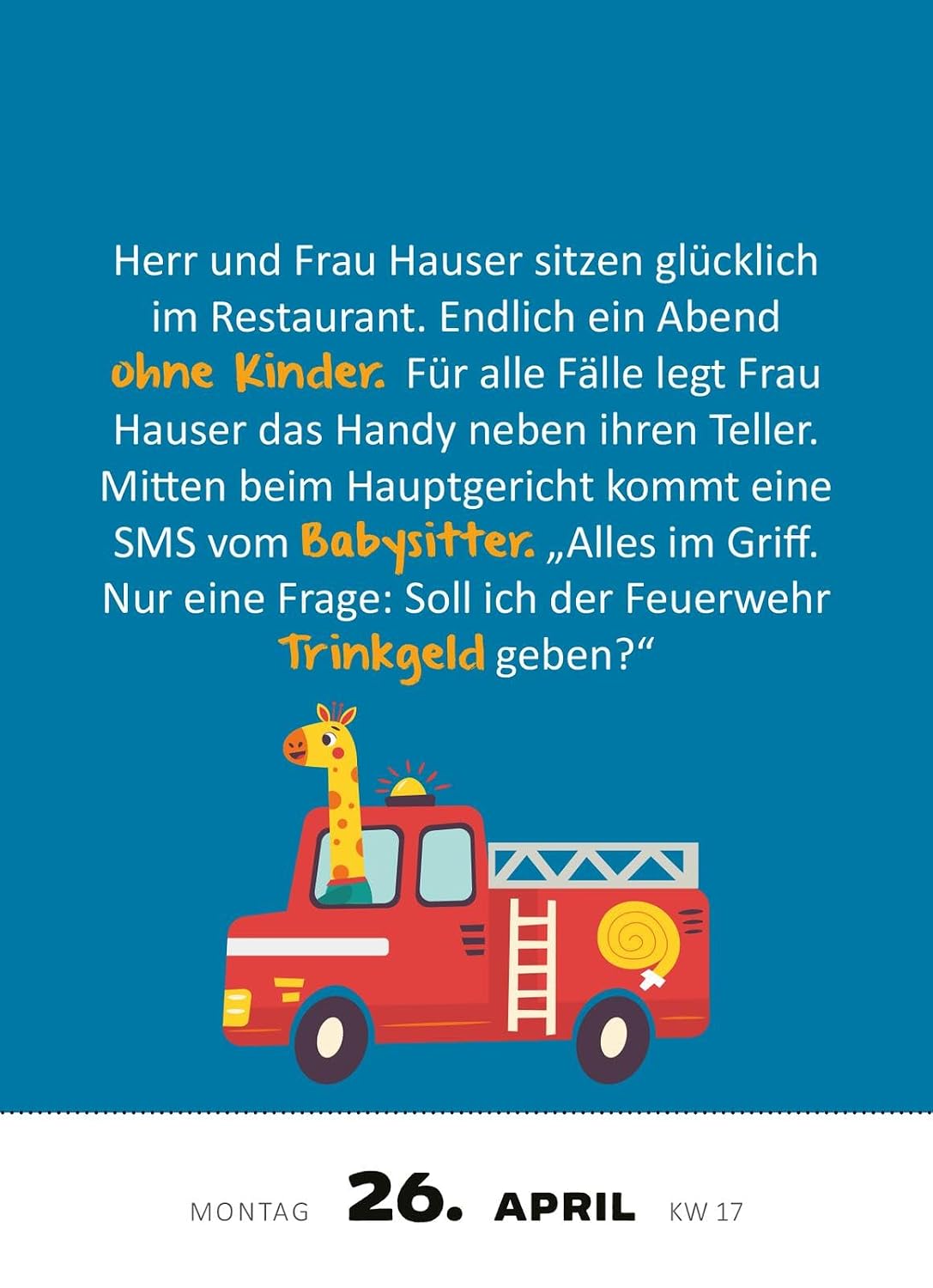 Abreißkalender 365 lustige Kinderwitze 2027: Witziger Tagesabreißkalender zum Aufstellen oder Aufhängen – Bild 3