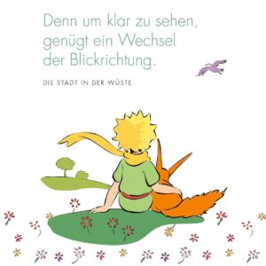 Abreißkalender Man sieht nur mit dem Herzen gut 2027: Mit dem kleinen Prinzen durch das Jahr | Kalender zum Aufstellen oder Aufhängen für Glücksmomente – Bild 3