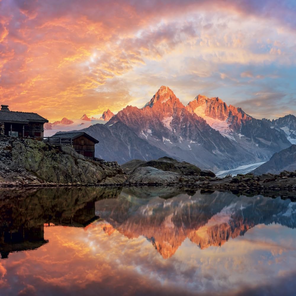 NOTIQUE Wall Calendar 2027 30 x 30 cm Natural Calendar - Alps – Bild 5