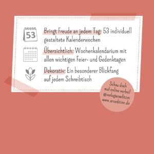Alternative view of Mini-Wochenkalender Fehlt nur noch das Zelt, dann wäre der Zirkus hier perfekt. 2027: Kleiner Tischkalender für mehr gute Laune und Lebensfreude