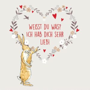 Abreißkalender Weißt du eigentlich, wie lieb ich dich hab? 2027: 365 Tage hab ich dich lieb! | Tagesabreißkalender zum Aufstellen oder Aufhängen mit den berühmten Hasen – Bild 4