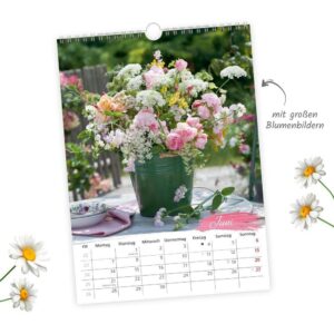Trötsch Classickalender Blumenkalender 2027: Wandkalender – Bild 4