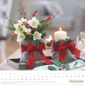 times&more Blumen Bildkalender 2027: Posterkalender mit 12 Fotos wunderschöner Blumensträuße. Dekorativer Wand-Kalender mit Blumenfotos. 30 x 27 cm. – Bild 13