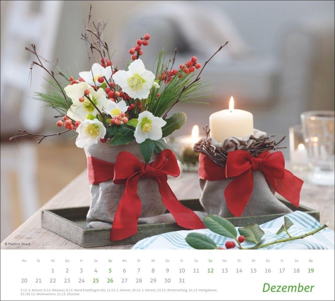 times&more Blumen Bildkalender 2027: Posterkalender mit 12 Fotos wunderschöner Blumensträuße. Dekorativer Wand-Kalender mit Blumenfotos. 30 x 27 cm. – Bild 13