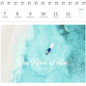 Postkartenkalender Sehnsucht nach Meer 2027: Wochenkalender 2027, 53 Postkarten für mehr Inspiration – Bild 5