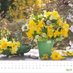 times&more Blumen Bildkalender 2027: Posterkalender mit 12 Fotos wunderschöner Blumensträuße. Dekorativer Wand-Kalender mit Blumenfotos. 30 x 27 cm. – Bild 5