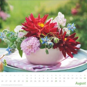 times&more Blumen Bildkalender 2027: Posterkalender mit 12 Fotos wunderschöner Blumensträuße. Dekorativer Wand-Kalender mit Blumenfotos. 30 x 27 cm. – Bild 9
