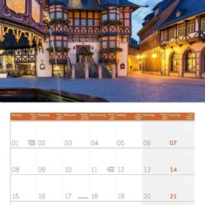 Deutschland Broschürenkalender 2027 - 30x30 - Art12 | Stilsicherer Landschaftskalender im schlanken Hochformat (aufgeklappt 30x60 cm) | zum Eintragen – Bild 12