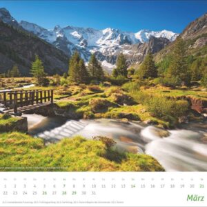 times&more Alpen Bildkalender 2027: Wandkalender mit beeindruckenden Fotos schroffer Gipfel und luftiger Höhen. Dekorativer Poster-Kalender für Bergfreunde. – Bild 4