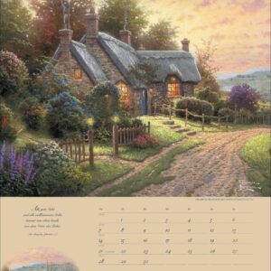 Thomas Kinkade: Land im Licht Kalender 2027: Kunstvoller Wandkalender mit idyllischen Gemälden und Bibelzitaten. Einzigartiger Kunst-Kalender. 34 x 44 cm. Hochformat. – Bild 7