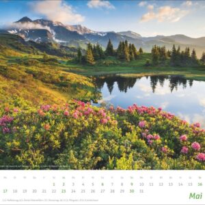 times&more Alpen Bildkalender 2027: Wandkalender mit beeindruckenden Fotos schroffer Gipfel und luftiger Höhen. Dekorativer Poster-Kalender für Bergfreunde. – Bild 6