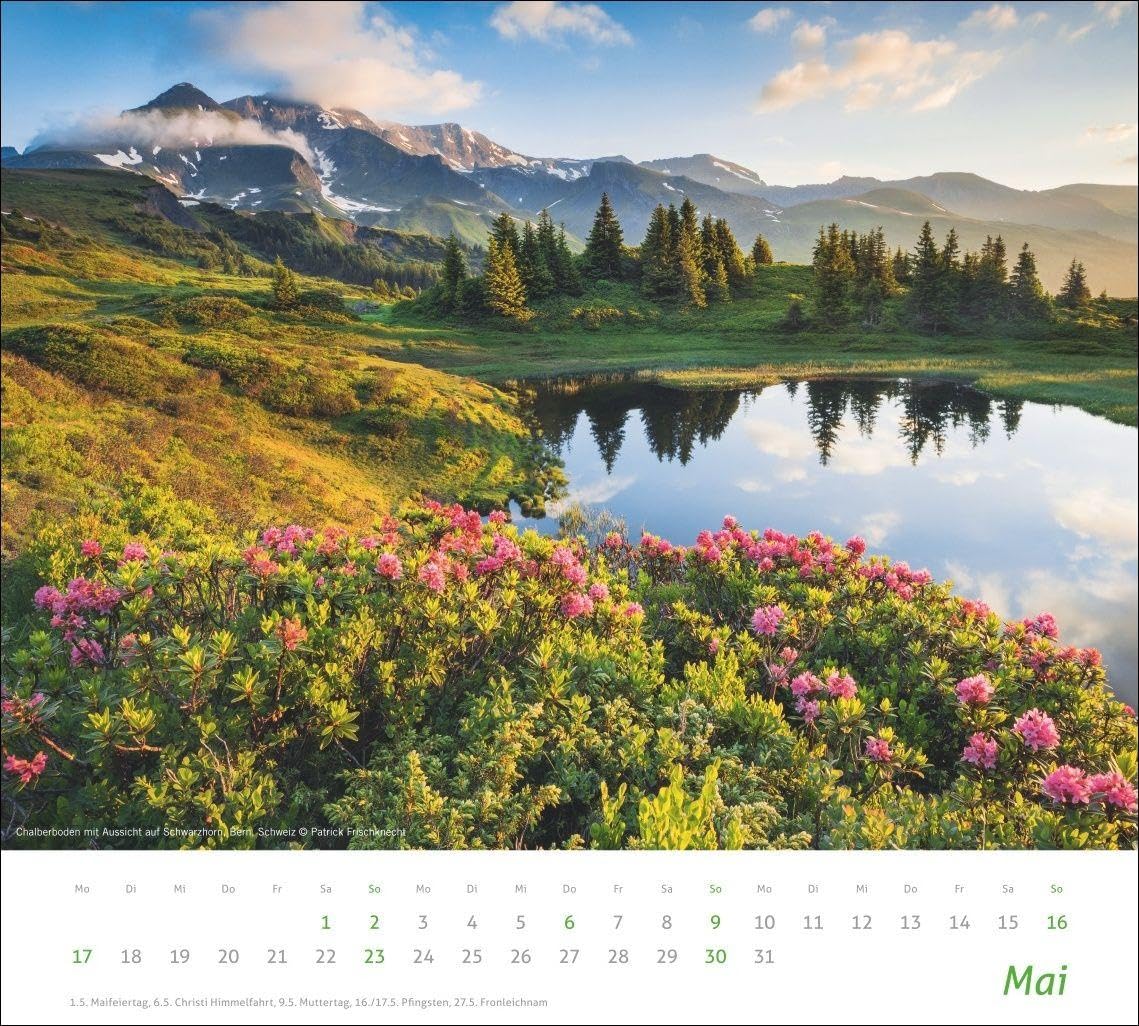 times&more Alpen Bildkalender 2027: Wandkalender mit beeindruckenden Fotos schroffer Gipfel und luftiger Höhen. Dekorativer Poster-Kalender für Bergfreunde. – Bild 6