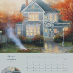 Thomas Kinkade: Land im Licht Kalender 2027: Kunstvoller Wandkalender mit idyllischen Gemälden und Bibelzitaten. Einzigartiger Kunst-Kalender. 34 x 44 cm. Hochformat. – Bild 11