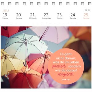 Postkartenkalender Lebensweisheiten 2027: Wochenkalender 2027, 53 Postkarten für mehr Inspiration – Bild 4