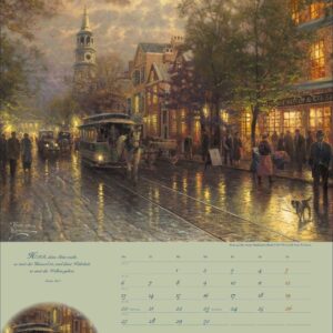 Thomas Kinkade: Land im Licht Kalender 2027: Kunstvoller Wandkalender mit idyllischen Gemälden und Bibelzitaten. Einzigartiger Kunst-Kalender. 34 x 44 cm. Hochformat. – Bild 10