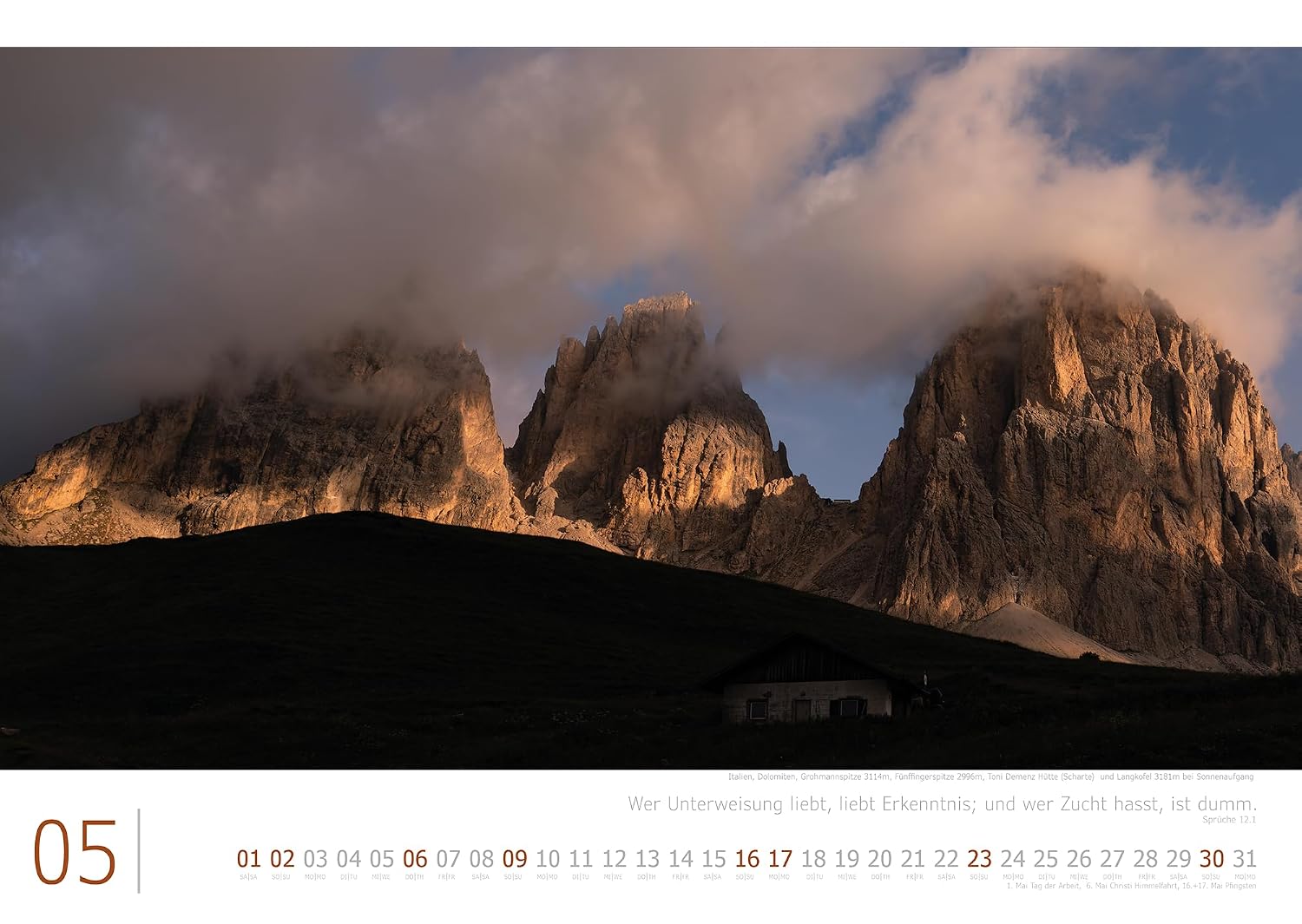 Kalender Alpen Impressionen 2027, Größe 59,4 x 42 cm, Bergfotos im Großformat | 240g Papier starke Seiten | Erlebnis Berge: Große Fotografie aus den Bergen, Berglandschaften in guter Druckqualität – Bild 7