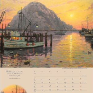 Thomas Kinkade: Land im Licht Kalender 2027: Kunstvoller Wandkalender mit idyllischen Gemälden und Bibelzitaten. Einzigartiger Kunst-Kalender. 34 x 44 cm. Hochformat. – Bild 9