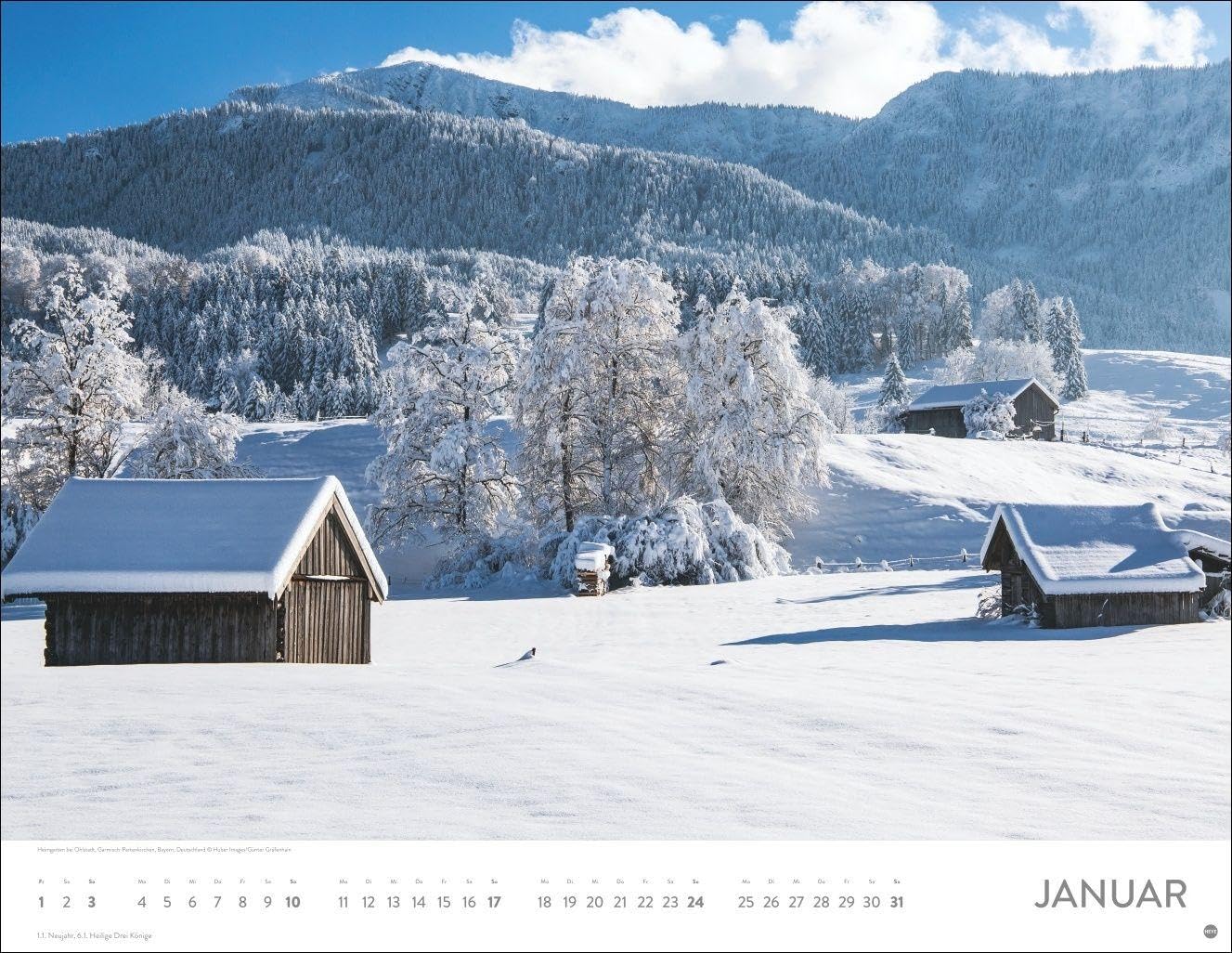 Schönes Deutschland Posterkalender 2027: Reise-Kalender mit 12 atemberaubenden Fotografien von der Nordsee bis zum Bodensee. Landschaften-Wandkalender 2027. 44 x 34 cm. Querformat. – Bild 2