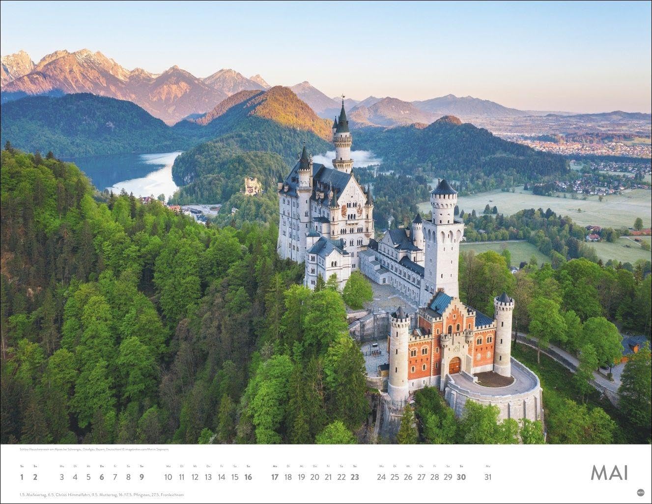 Schönes Deutschland Posterkalender 2027: Reise-Kalender mit 12 atemberaubenden Fotografien von der Nordsee bis zum Bodensee. Landschaften-Wandkalender 2027. 44 x 34 cm. Querformat. – Bild 6