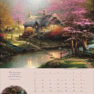 Thomas Kinkade: Land im Licht Kalender 2027: Kunstvoller Wandkalender mit idyllischen Gemälden und Bibelzitaten. Einzigartiger Kunst-Kalender. 34 x 44 cm. Hochformat. – Bild 6
