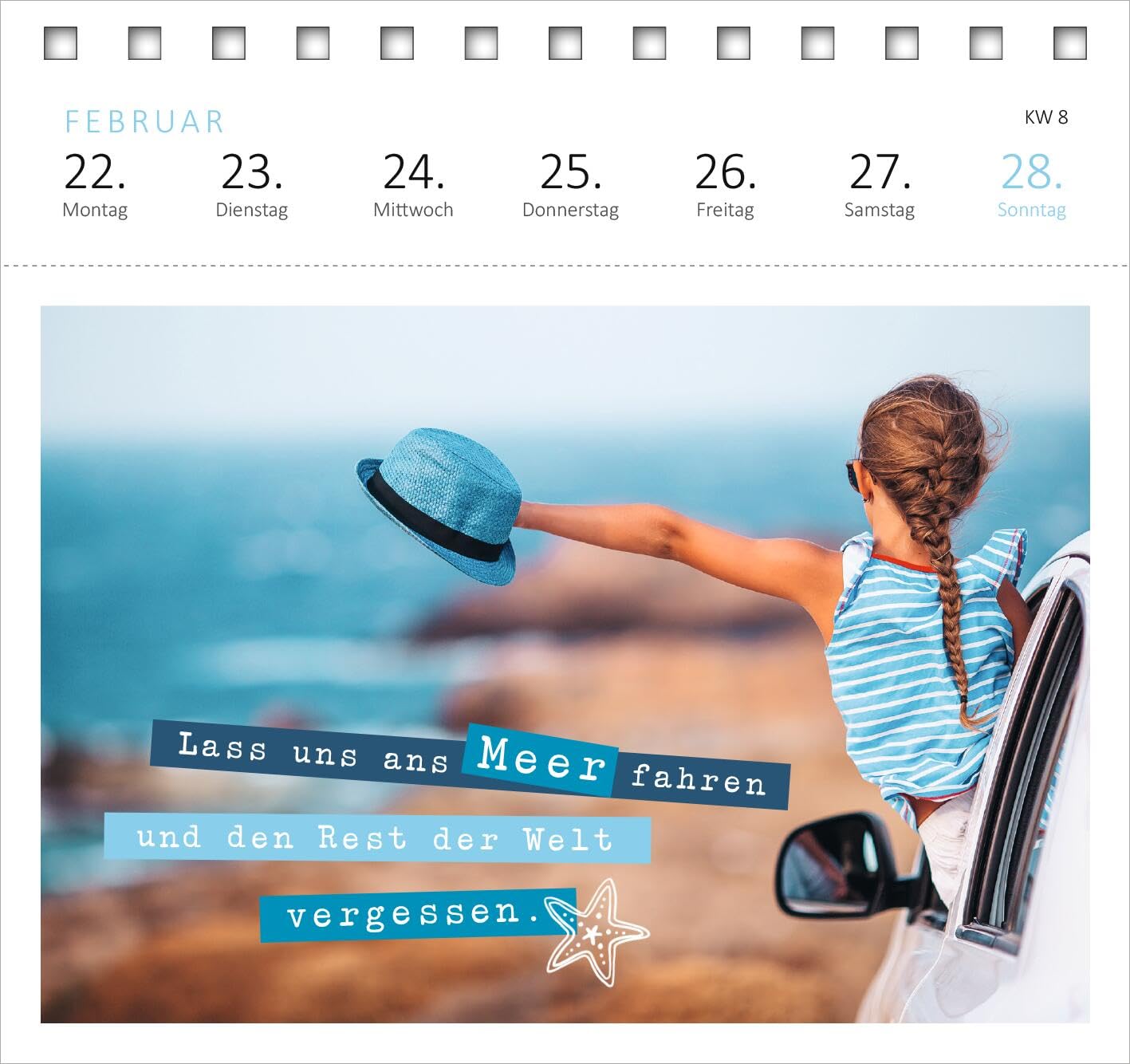 Postkartenkalender Sehnsucht nach Meer 2027: Wochenkalender 2027, 53 Postkarten für mehr Inspiration – Bild 2