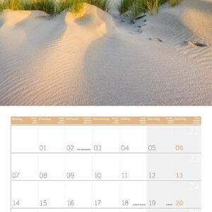 Am Meer Broschürenkalender 2027 - 30x30 - Art12 | Geschmackvoller Küsten-Kalender im schlanken Hochformat (aufgeklappt 30x60 cm) | zum Eintragen – Bild 7