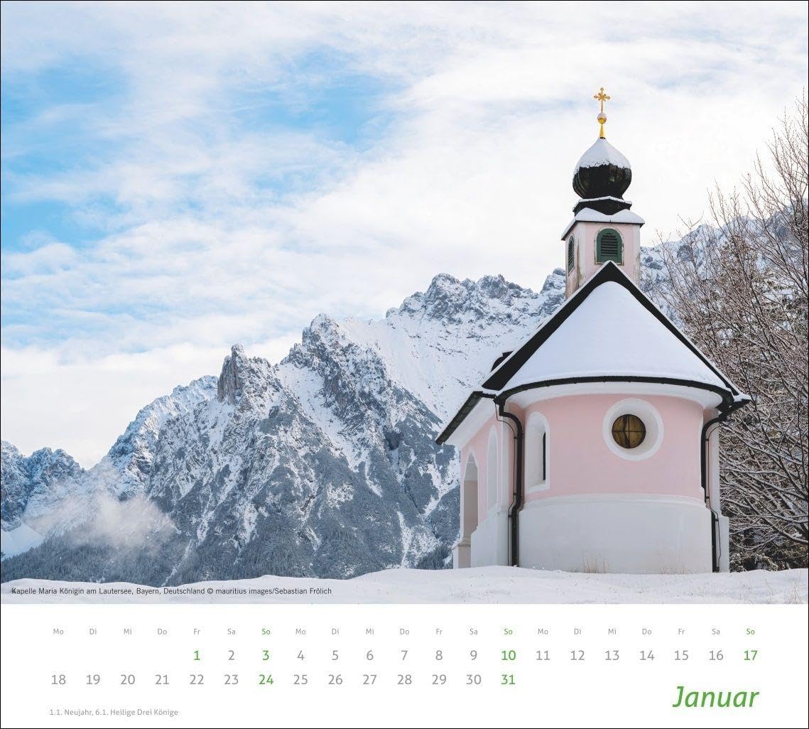 times&more Alpen Bildkalender 2027: Wandkalender mit beeindruckenden Fotos schroffer Gipfel und luftiger Höhen. Dekorativer Poster-Kalender für Bergfreunde. – Bild 2