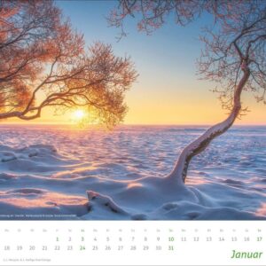 Alternative view of times&more Sonnige Momente Bildkalender 2027: Traumhafte Bilder von Sonnenaufgängen, Sonnenuntergängen, Wolken und Wasser. Foto-Wandkalender, Format 30 x 27 cm