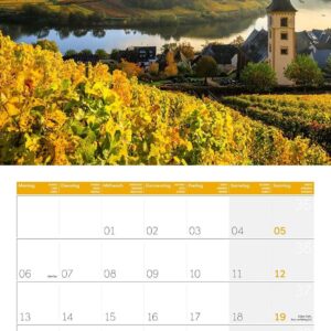 Deutschland Broschürenkalender 2027 - 30x30 - Art12 | Stilsicherer Landschaftskalender im schlanken Hochformat (aufgeklappt 30x60 cm) | zum Eintragen – Bild 10