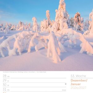 Alternative view of Unser Wald Wochenplaner Kalender 2027: Heimischer Natur-Wochenkalender im Hochformat (25x33 cm) | Mit Kreuzworträtseln, Sudokus & mehr