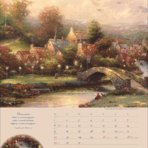Thomas Kinkade: Land im Licht Kalender 2027: Kunstvoller Wandkalender mit idyllischen Gemälden und Bibelzitaten. Einzigartiger Kunst-Kalender. 34 x 44 cm. Hochformat. – Bild 4
