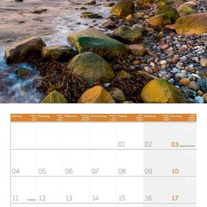 Deutschland Broschürenkalender 2027 - 30x30 - Art12 | Stilsicherer Landschaftskalender im schlanken Hochformat (aufgeklappt 30x60 cm) | zum Eintragen – Bild 11