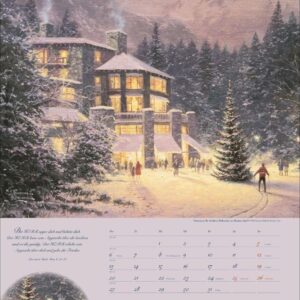 Thomas Kinkade: Land im Licht Kalender 2027: Kunstvoller Wandkalender mit idyllischen Gemälden und Bibelzitaten. Einzigartiger Kunst-Kalender. 34 x 44 cm. Hochformat. – Bild 13