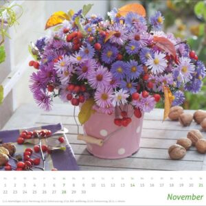 times&more Blumen Bildkalender 2027: Posterkalender mit 12 Fotos wunderschöner Blumensträuße. Dekorativer Wand-Kalender mit Blumenfotos. 30 x 27 cm. – Bild 12