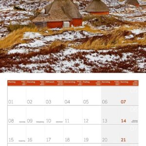 Am Meer Broschürenkalender 2027 - 30x30 - Art12 | Geschmackvoller Küsten-Kalender im schlanken Hochformat (aufgeklappt 30x60 cm) | zum Eintragen – Bild 3