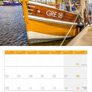 Deutschland Broschürenkalender 2027 - 30x30 - Art12 | Stilsicherer Landschaftskalender im schlanken Hochformat (aufgeklappt 30x60 cm) | zum Eintragen – Bild 9