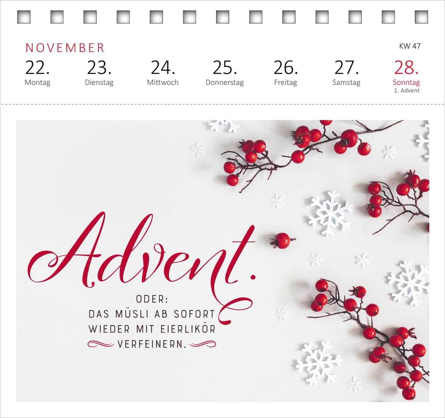 Postkartenkalender Vom Rande des Wahnsinns aus kenne ich den Weg, danke. 2027: Wochenkalender 2027, 53 Postkarten mit bösen Sprüchen – Bild 6