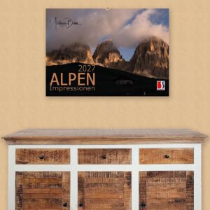 Alternative view of Kalender Alpen Impressionen 2027, Größe 59,4 x 42 cm, Bergfotos im Großformat | 240g Papier starke Seiten | Erlebnis Berge: Große Fotografie aus den Bergen, Berglandschaften in guter Druckqualität