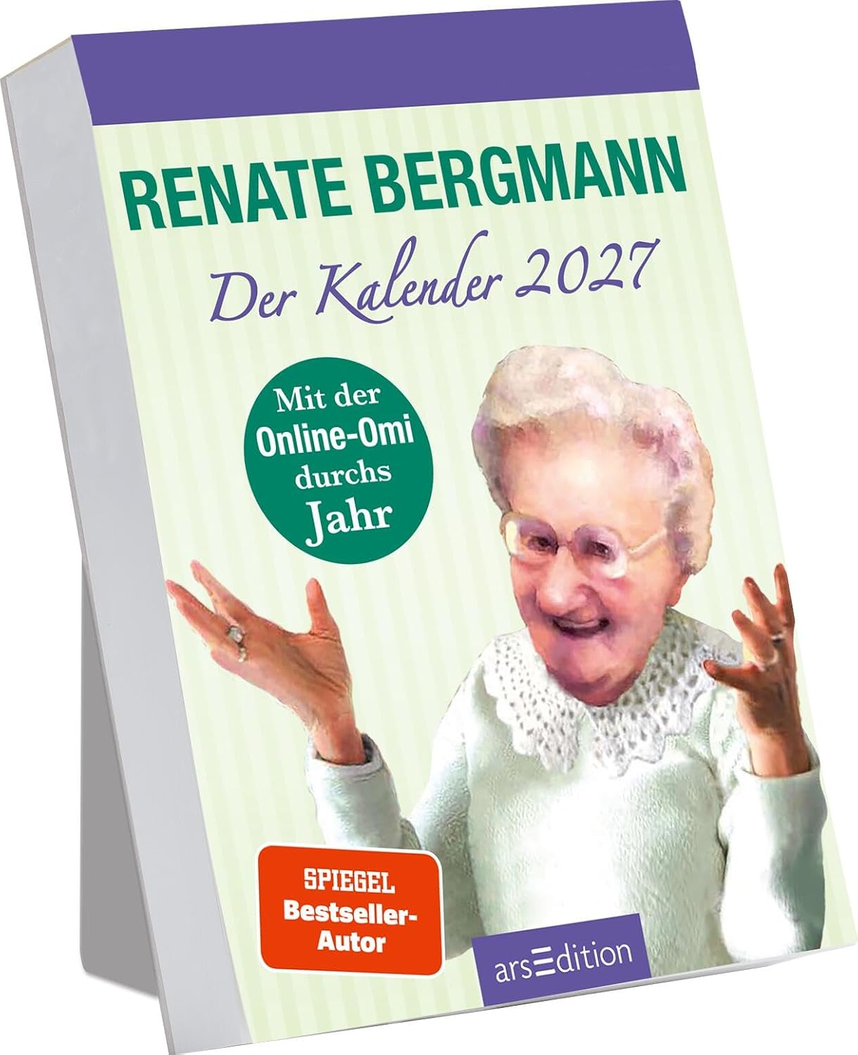 Abreißkalender Renate Bergmann - Der Kalender 2027: Lustiger Tageskalender der Twitter-Oma für 2027, zum Aufstellen