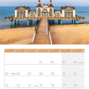 Am Meer Broschürenkalender 2027 - 30x30 - Art12 | Geschmackvoller Küsten-Kalender im schlanken Hochformat (aufgeklappt 30x60 cm) | zum Eintragen – Bild 8