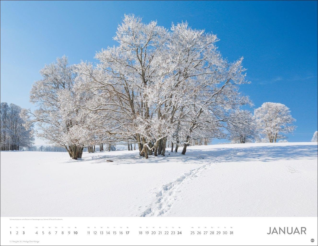 Auf Traumpfaden Posterkalender 2027: Großer Foto-Wandkalender. Landschafts-Kalender 2027 mit Fotos atemberaubender Wege. 44 x 34 cm. Querformat. – Bild 2
