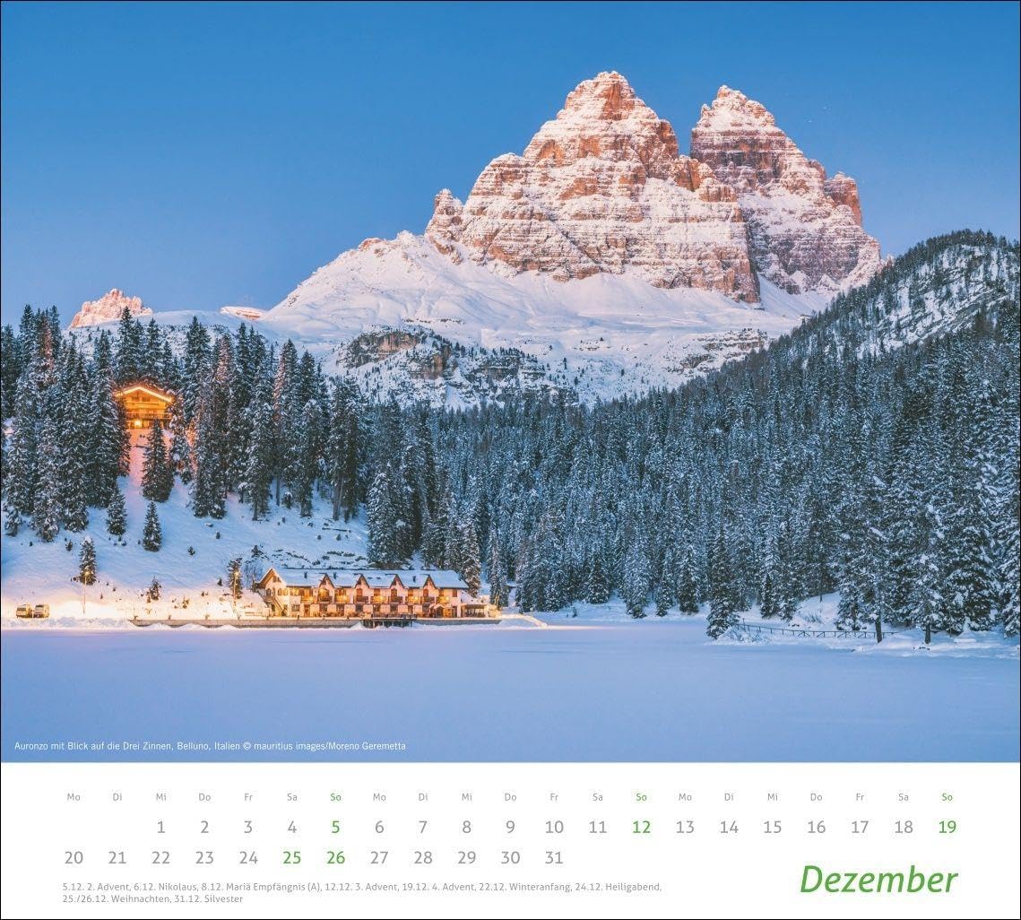 times&more Alpen Bildkalender 2027: Wandkalender mit beeindruckenden Fotos schroffer Gipfel und luftiger Höhen. Dekorativer Poster-Kalender für Bergfreunde. – Bild 13