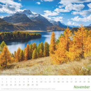 times&more Alpen Bildkalender 2027: Wandkalender mit beeindruckenden Fotos schroffer Gipfel und luftiger Höhen. Dekorativer Poster-Kalender für Bergfreunde. – Bild 12
