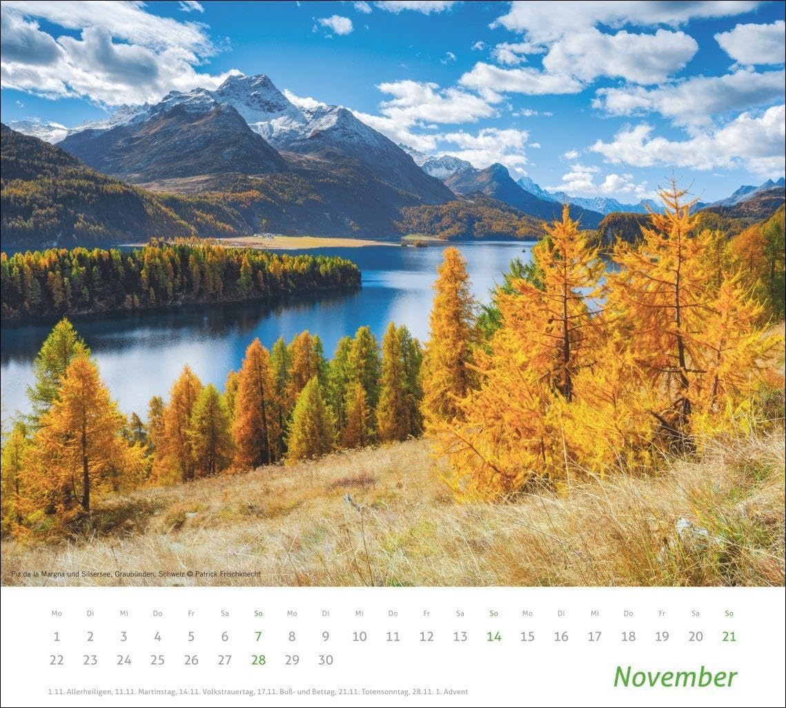 times&more Alpen Bildkalender 2027: Wandkalender mit beeindruckenden Fotos schroffer Gipfel und luftiger Höhen. Dekorativer Poster-Kalender für Bergfreunde. – Bild 12