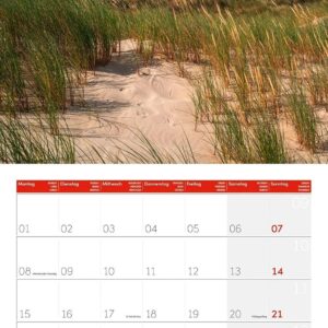 Deutschland Broschürenkalender 2027 - 30x30 - Art12 | Stilsicherer Landschaftskalender im schlanken Hochformat (aufgeklappt 30x60 cm) | zum Eintragen – Bild 4