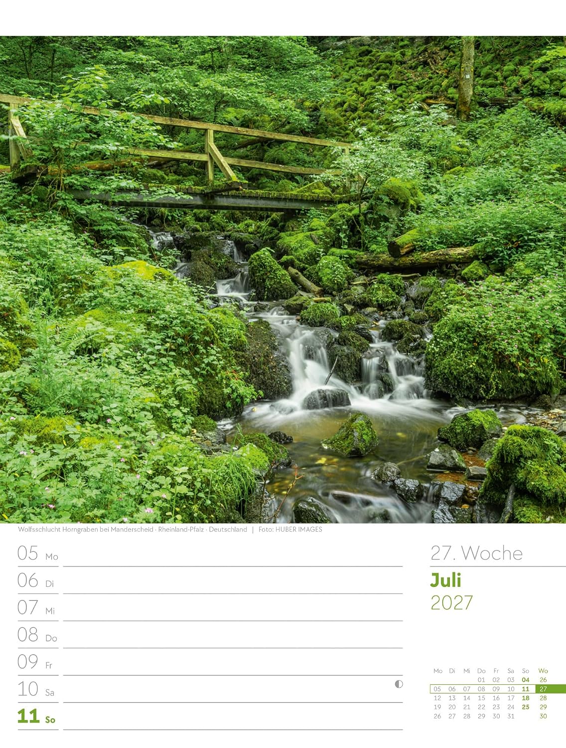 Unser Wald Wochenplaner Kalender 2027: Heimischer Natur-Wochenkalender im Hochformat (25x33 cm) | Mit Kreuzworträtseln, Sudokus & mehr – Bild 32