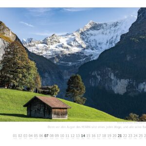 Kalender Alpen Impressionen 2027, Größe 59,4 x 42 cm, Bergfotos im Großformat | 240g Papier starke Seiten | Erlebnis Berge: Große Fotografie aus den Bergen, Berglandschaften in guter Druckqualität – Bild 13