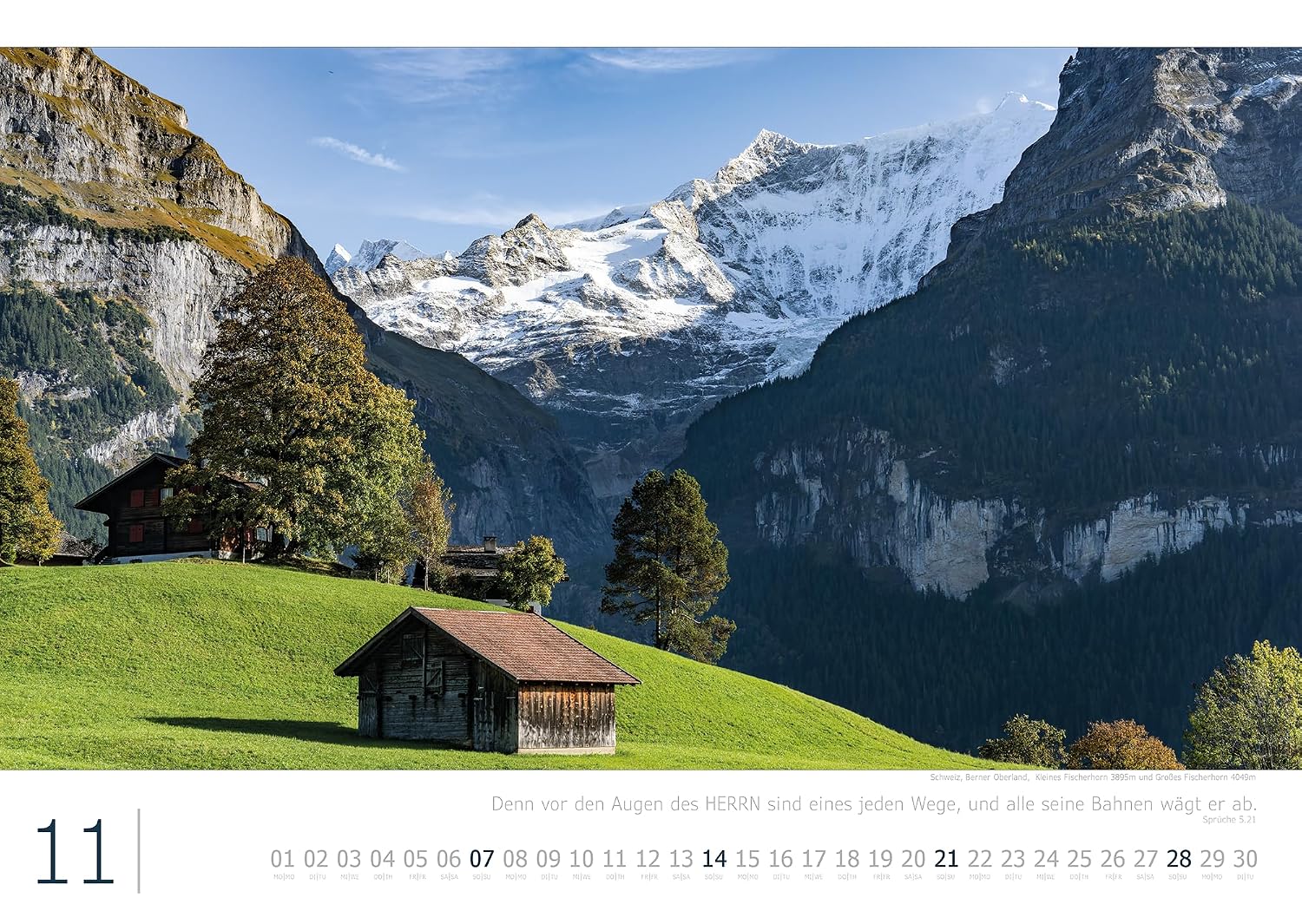 Kalender Alpen Impressionen 2027, Größe 59,4 x 42 cm, Bergfotos im Großformat | 240g Papier starke Seiten | Erlebnis Berge: Große Fotografie aus den Bergen, Berglandschaften in guter Druckqualität – Bild 13